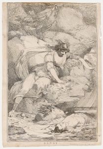 John Hamilton Mortimer - 1778 Etching, Elegy