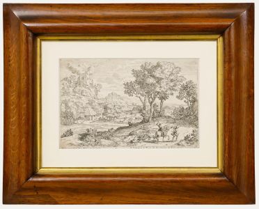 Dominique Barriere (c.1618-1678) - 18th Century Etching, The Road to the Castle