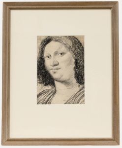 George Willott (1900-2000) - 20th Century Graphite Drawing, Portrait Study