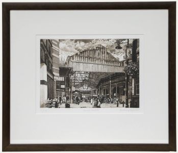 Anthony Michael Dyson (b.1931) - Framed 20th Century Aquatint, Borough Market