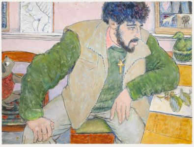 Peter Samuelson (1912-1996) - 20th Century Oil, Gentleman in a Gilet