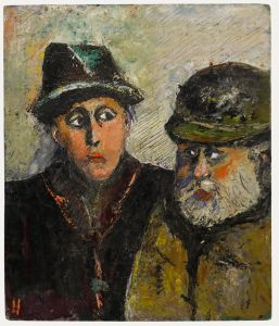 H. Guichard - French School 1971 Oil, Two Gentlemen