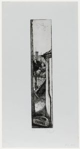 Jean-Pierre Cornet (b.1925) - Mid 20th Century Etching, From the Window