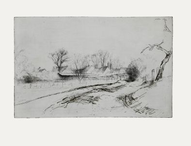 Jean-Pierre Cornet (b.1925) - Mid 20th Century Etching, The Winding Path
