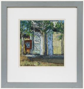 R. Healey - Framed Contemporary Pastel, Cinema, Crete