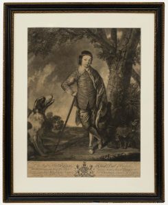 Spilsbury after Reynolds - 1763 Mezzotint, The Right Hon. Frederick Howard