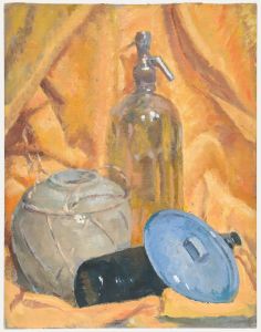 Leslie Charles Boyce (1892-1989) - Mid 20th Century Oil, Still Life with Glass