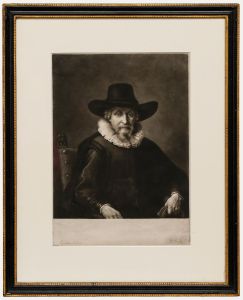 Richard Houston after Ferdinand Bol - 18th Century Mezzotint, Head of an Old Man