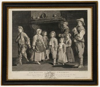 Bannerman after Le Nain (1593-1648) - 1767 Engraving, The Dancing Children