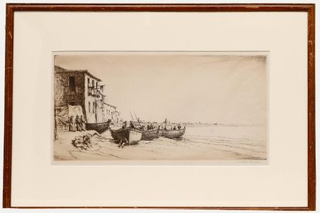 William Douglas MacLeod - Framed Early 20th Century Etching, Southern Spain