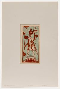 Willem Retera (1890-1955) - Mid 20th Century Woodcut, King