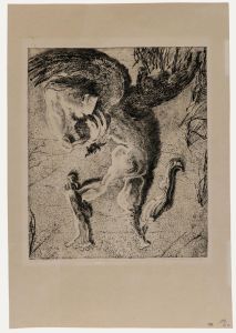 Willem Retera (1890-1955) - Mid 20th Century Etching, Lucifer