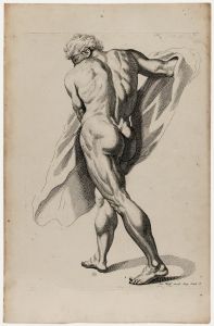 Jeremias Wolff (1667-1724) - 18th Century Engraving, Academic Figure Study 5.