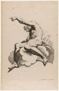 Jeremias Wolff (1667-1724) - 18th Century Engraving, Academic Figure Study 11.