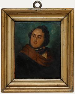 German School Miniature - 19th Century Oil, Alexandre Auguste Ledru-Rollin