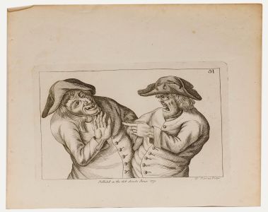 Thomas Sanders after John Collier (1708-1786) - 18th Century Engraving, Pointing