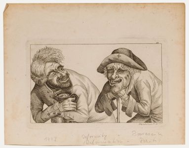 Thomas Sanders after John Collier (1708-1786) -18th Century Engraving, Deformity