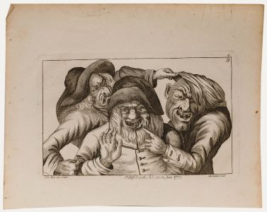 Thomas Sanders after John Collier (1708-1786) -18th Century Engraving, Grotesque