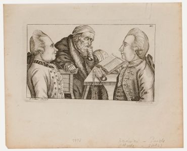 Thomas Sanders after John Collier (1708-1786) - Engraving, Philosopher