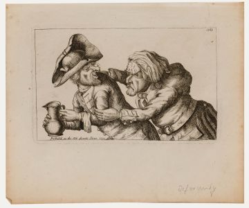 Thomas Sanders after John Collier (1708-1786) - 18th Century Engraving, Drunk