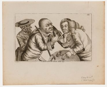 Thomas Sanders after John Collier (1708-1786) - 18th Century Engraving, Bankrupt