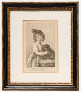Francesco Bartolozzi RA (1727-1815) - 1778 Engraving, Portrait of Harriet Eyre
