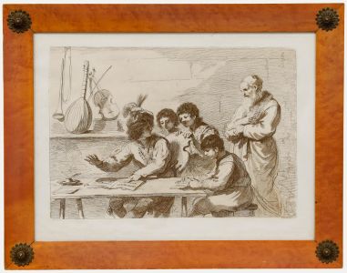 Bartolozzi after Guercino - Early 19th Century Etching, The Music School