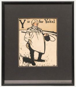 Sir William Nicholson - Early 20th Century Lithograph, Y is for Yokel
