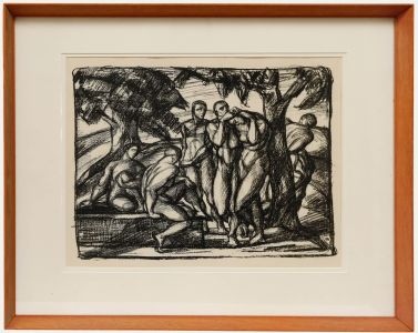 Otto Hettner - Early 20th Century Lithograph, Idyll
