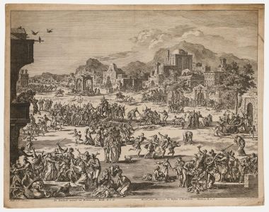 Johannes Luyken - 17th Century Engraving, Herod's Massacre at Bethlehem
