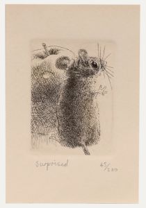 Nicholas Verrall - 20th Century Etching, Surprised