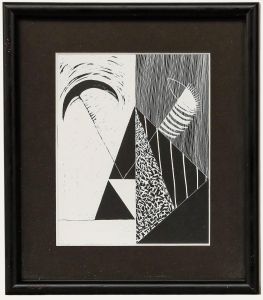 20th Century Woodcut - Shapes