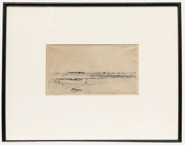 Oliver Hall - 1898 Etching, Mossland: Sunderland Point