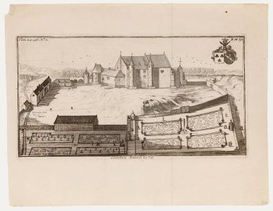 Jacobus Harrewijn - 18th Century Engraving, Château de Houtain-le-Val