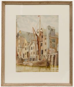 Alfred Percy Friend - Framed Early 20th Century Watercolour, The Mill at Strood