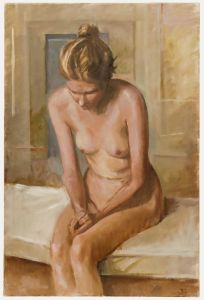Jack Stephenson - Contemporary Oil, Seated Nude