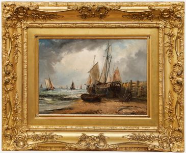 Stephen Arthur Galton - Late 19th Century Oil, Before the Storm