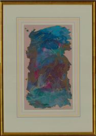 SNT1375 絵画 IAN W KING【BLUE VELVET】額装 アート kr676.jpg