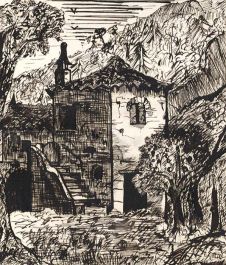 19th Century Pen and Ink Drawing