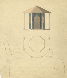 Early 20th Century Pen and Ink Drawing - Architectural Drawing