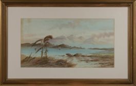 Edwin Earp (1851-1945) - Early 20th Century Watercolour, Tranquil Lake