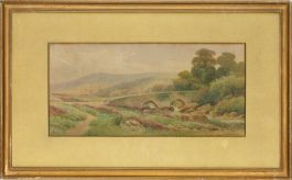 C. N. Rowe - Signed & Framed 19th Century Watercolour, Country Landscape