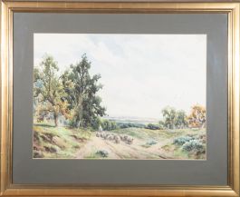 Richard William Halfknight (1855-1925) - Watercolour, Ludshott Common
