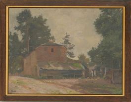 J. Cooke - Signed & Framed Early 20th Century Oil, Dwindling Sunset