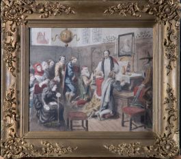 Follower of George Cattermole RWS (1800–1868) - 1883 Watercolour, Eucharist