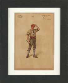 After William Charles Pitcher RI (1858-1925) - c.1917 Watercolour, The Ostler