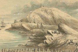 H. W. - 1975 Watercolour, The Capstone, Ilfracombe