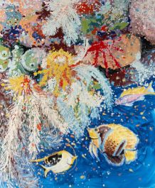 W. Spencer - Signed Contemporary Oil, Wonders of Coral