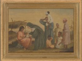 Manner of Evelyn Stuart Hardy (1866-1935) -Mid 20th Century Oil, The Healing Nun
