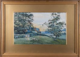 Early 20th Century Watercolour - Farm Scene, Newcastle-under-Lyme
